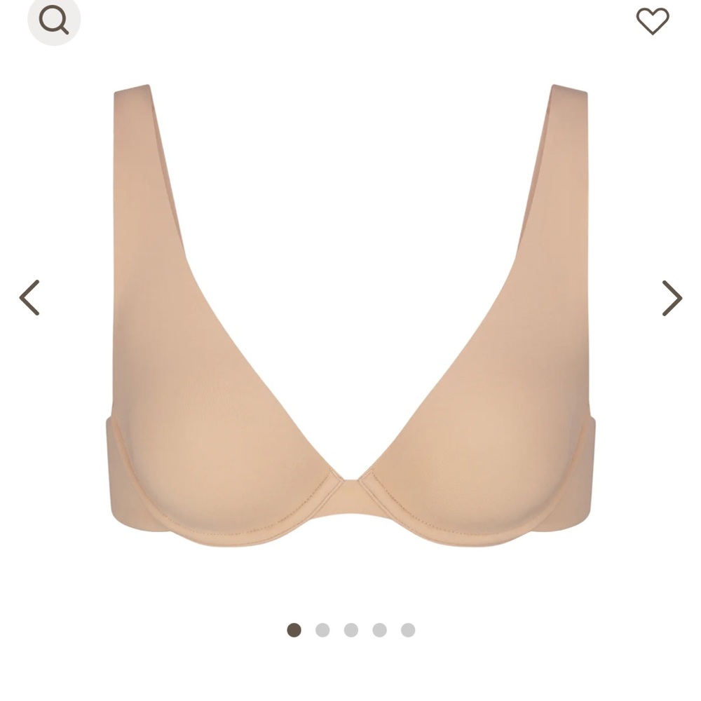 COPY - SKIMS Fits everybody high Apex bra 34DD Clay (unlined) NWT